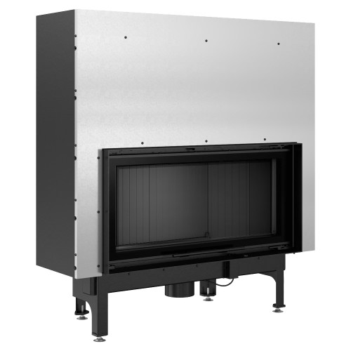 Krbová vložka Kratki Nadia 14kW s výsuvem, černé obložení Termotec